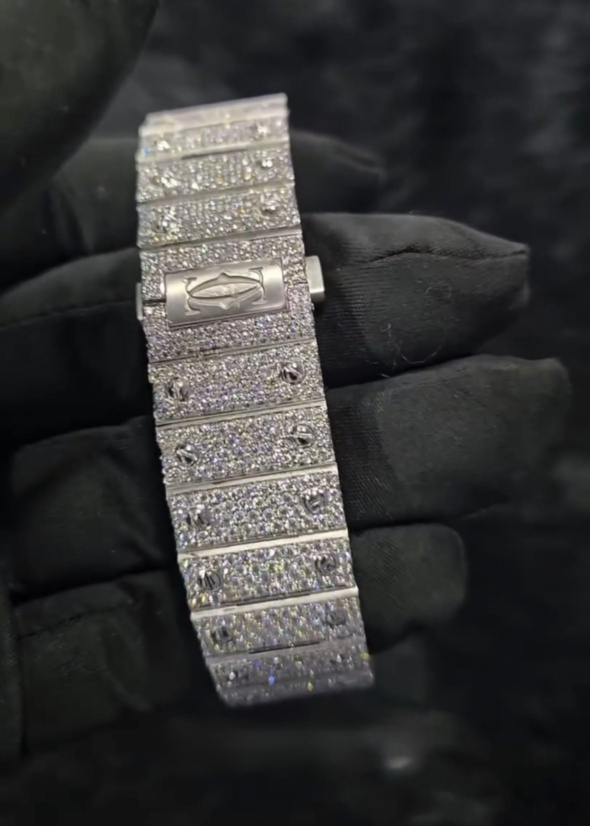 Cartier Santos Skeleton Iced - Out