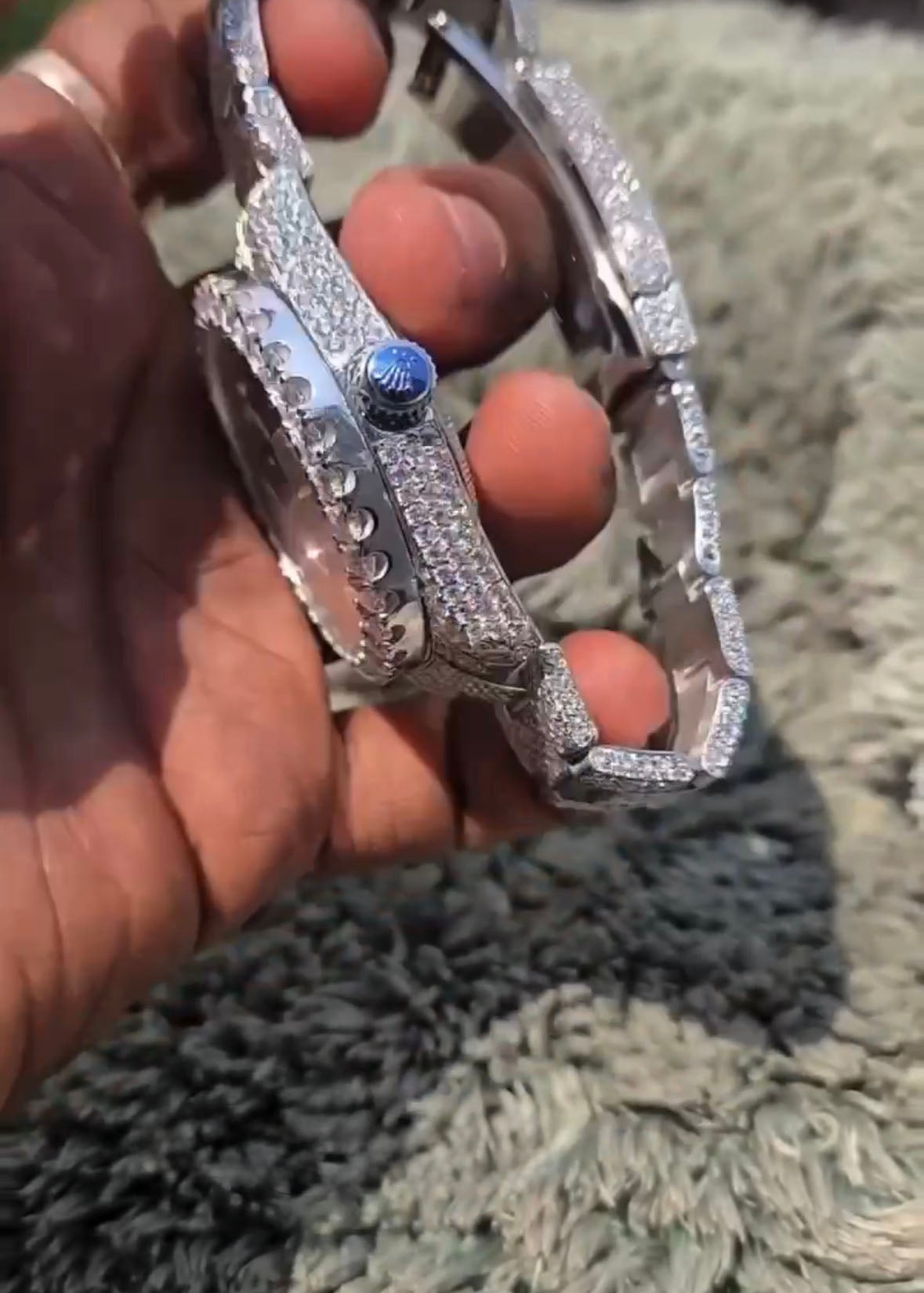 Rolex Sky-Dweller – Blue Dial Iced - Out
