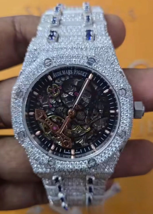Audemars Piguet Royal Oak Skeleton Iced - Out