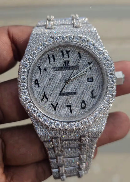 Audemars Piguet Royal Oak – Arabic Dial Iced - Out