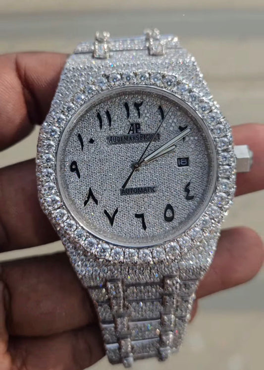 Audemars Piguet Royal Oak – Arabic Dial Iced - Out