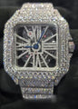 Cartier Santos Skeleton Iced - Out