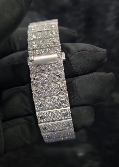 Cartier Santos Skeleton Iced - Out