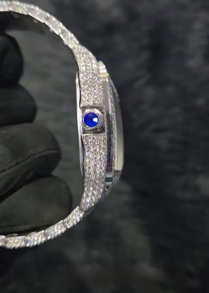 Cartier Santos Skeleton Iced - Out