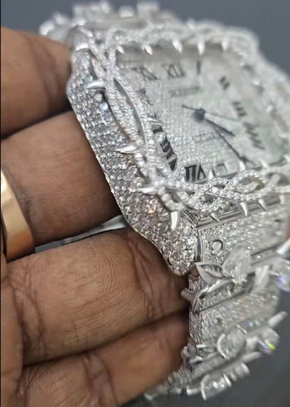 Cartier Santos “Thorns” Iced - Out