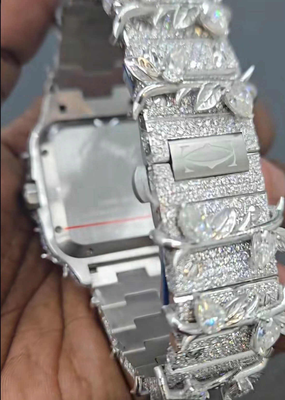 Cartier Santos “Thorns” Iced - Out