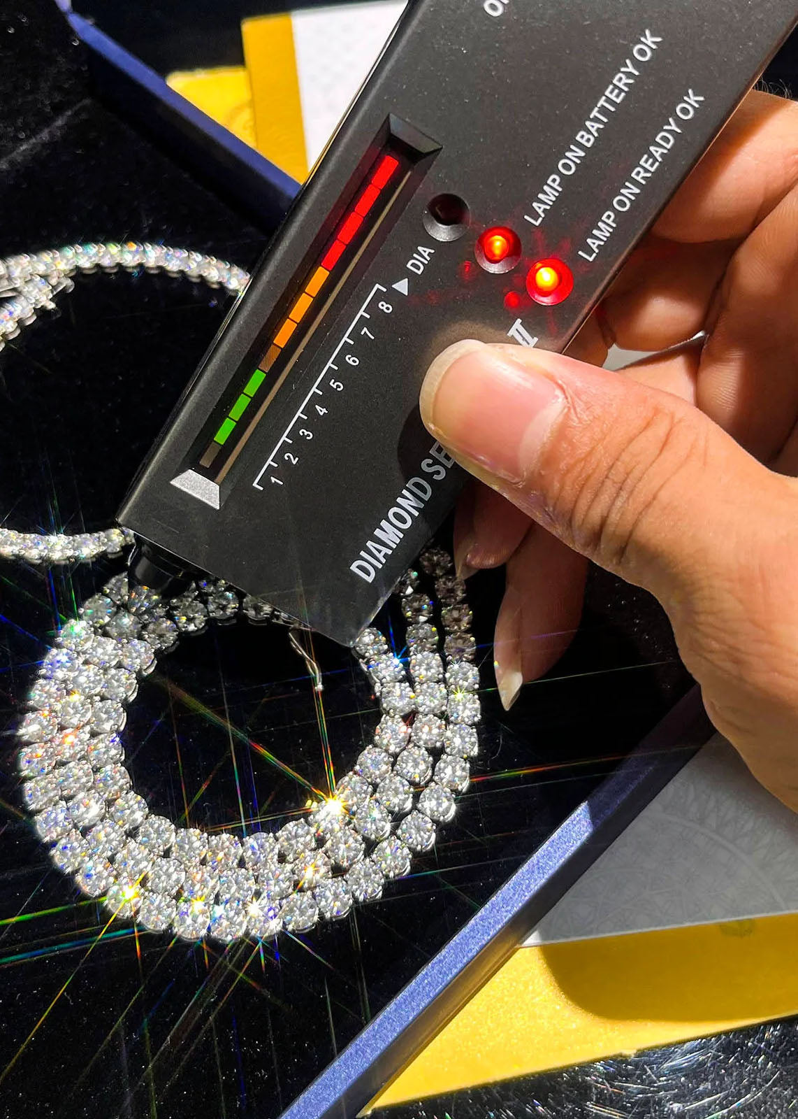 Moissanite Tennis Chain