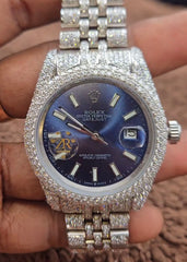 Rolex Datejust – Blue Dial Iced-Out