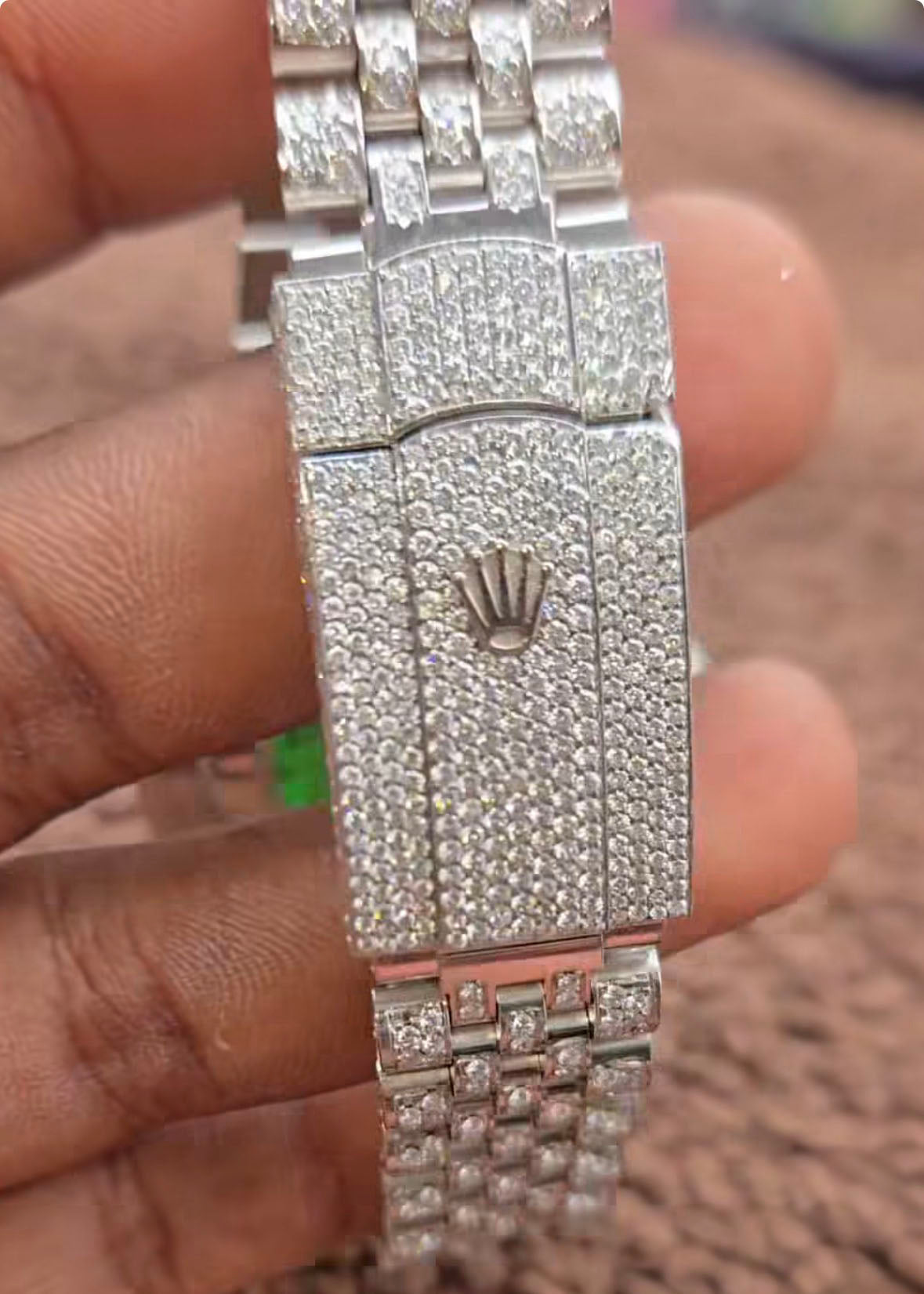 Rolex Datejust – Blue Dial Iced-Out